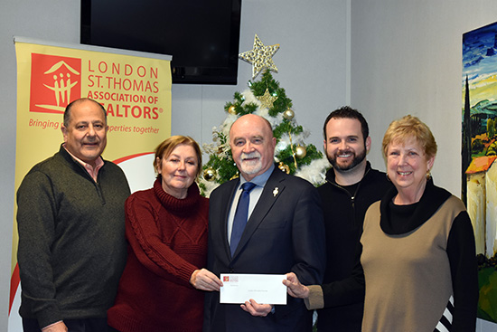 Cheque Presentation to London Affordable Housing Foundation