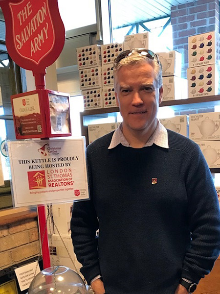 REALTOR® at 2018 Christmas Kettle Drive