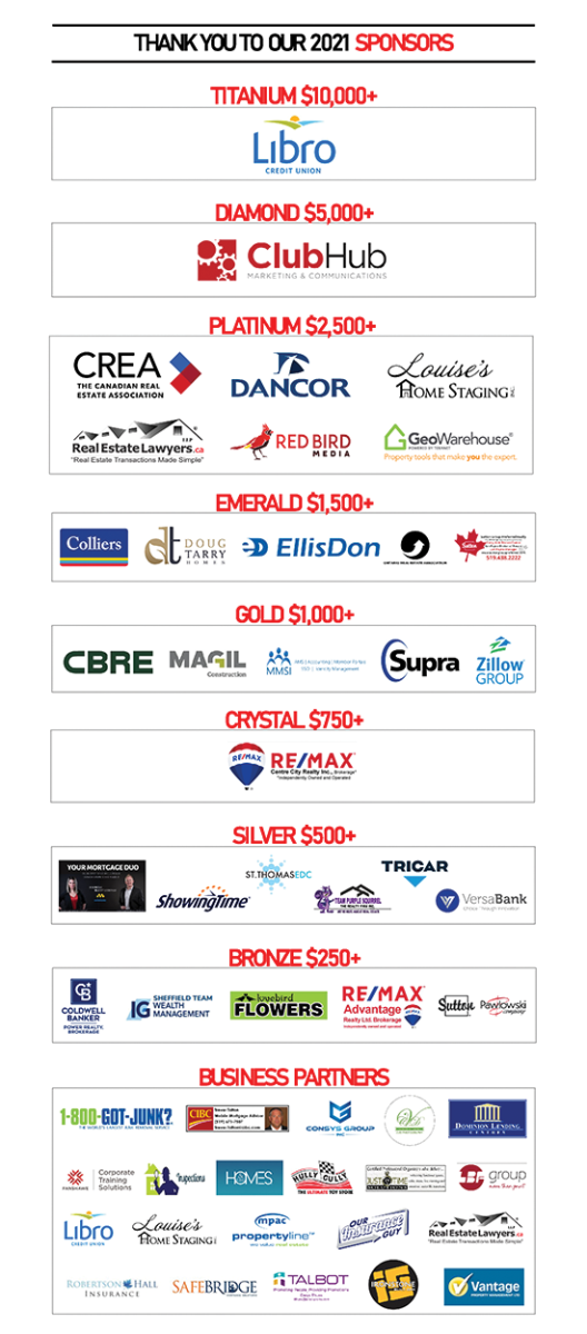 2021 LSTAR Sponsors and Business Partners