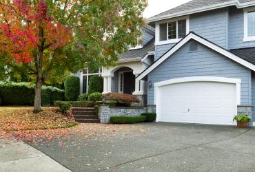 House in late fall