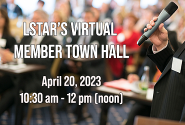 graphic for Member Town Hall on April 20