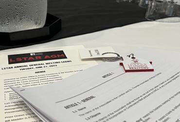 photo of the AGM Agenda and the Bylaws