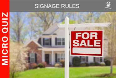 graphic for Signage Rules quiz