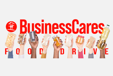 BusinessCares Food Drive Visual
