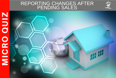 Reporting Changes After Pending Sales