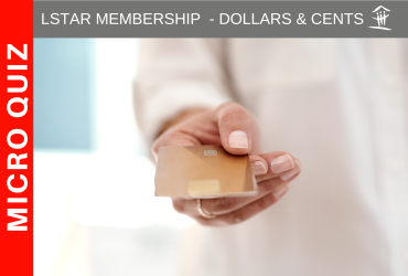 LSTAR Membership - Dollars & Cents