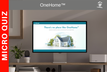OneHome™ shown on computer screen