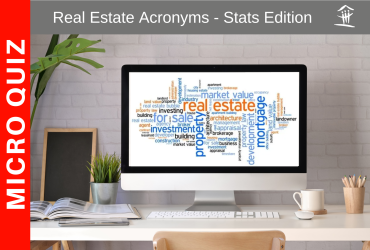 Real Estate Acronyms – Stats Edition