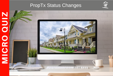 PropTx Status Changes